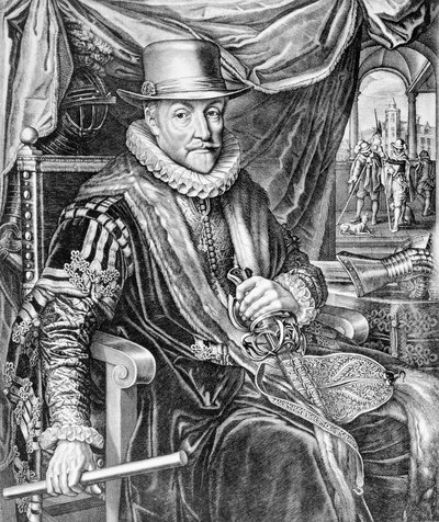 William I, Prince of Orange, engraved by Willem Jacobsz Delff by Adriaen van de Venne